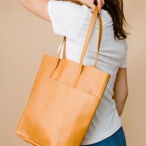 NEW Able Selam Tote in Cognac